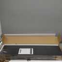 Heimlove 36 Inch Floating Shelves for Wall, Thicker and Deeper Wall Shelves Mounted Storage & Display Wood Shelf, Hanging Shelf for Bedroom Living Room Kitchen Office, Set of 2,Black