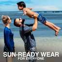 Kanu Surf Boys' Barracuda Quick Dry UPF 50+ Beach Swim Trunk (4T, Flex Navy)