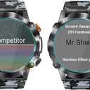 Mr.Shield Screen Protector compatible with GLONHI K59 Pro/SIEMORL ST19 / LIGE ST19 / ESFOE ST19 / LIGE K59, K59 / ST19 1.43" Smartwatch [Tempered Glass] [3-PACK] [Japan Glass with 9H Hardness]