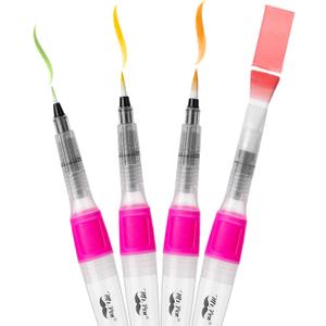 Mr. Pen- Watercolor Brush Pens, 4 pcs, Large Watercolor Brushes Set, Watercolor Pens for Adults, Water Brush Pen