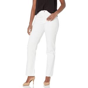 Gloria Vanderbilt womens Amanda Classic High Rise Tapered Jeans, Vintage White, 6 Short US