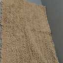 Yimobra Original Luxury Chenille Bath Rug Mat, 32 x 20 Inches, Soft Shaggy Bathroom Rugs, Large Size, Super Absorbent and Thick, Non-Slip, Machine Washable, Bath Mats for Bathroom, Light Brown