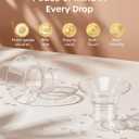 Nuliie 3-in-1 Flange Sizing Kit 13/15/17/19/21mm for 24mm Electric Double Breast Pump Flange/Shield, 10PCS Silicone Flange Inserts to Boost Pumping Efficiency & Comfort, BPA-Free Essential for Moms