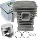 Cylinder Piston Assembly Kit for Stihl MS211 MS211C MS211 2-Mix MS211C-BE MS211C-BE Z MS211Z Chainsaw Replace for 1139 020 1202, 1139 020 1205