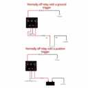 Relay 120A, 12V Continuous Duty SPST 4-pin High Power Relay, 4 Terminal SPST Relays for Truck Boat Marine(1 Pcs)