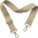 Crossbody Straps for Purses Gold Hardware Purse Strap Wide Shoulder Strap Adjustable Replacement,Retro Jacquard Embroidery for Shoulder Bags