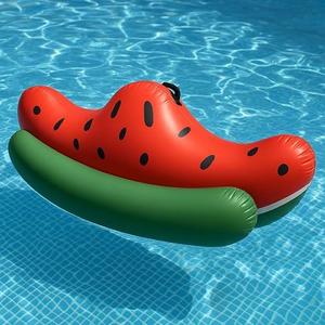Pool Floats Kids, Watermelon Pool Float, Fun Pool Floats, Ride On Pool Float, Swimming Water Toy, Rideable Blow Up Summer Beach Swimming Party, Toys for Kids Adults