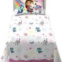 Franco DreamWorks Gabby's Dollhouse Kids Bedding Super Soft Sheet Set, 3 pcs, Twin