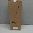 Floor Scrub Brush with Long Handle Length Adjustable, 3 in 1 Heavy-Duty Stiff 90 Bristle Floor Scrubber Broom with Squeegee, for Bathroom, Garage, Kitchen, Tile, Deck & Patio (White)