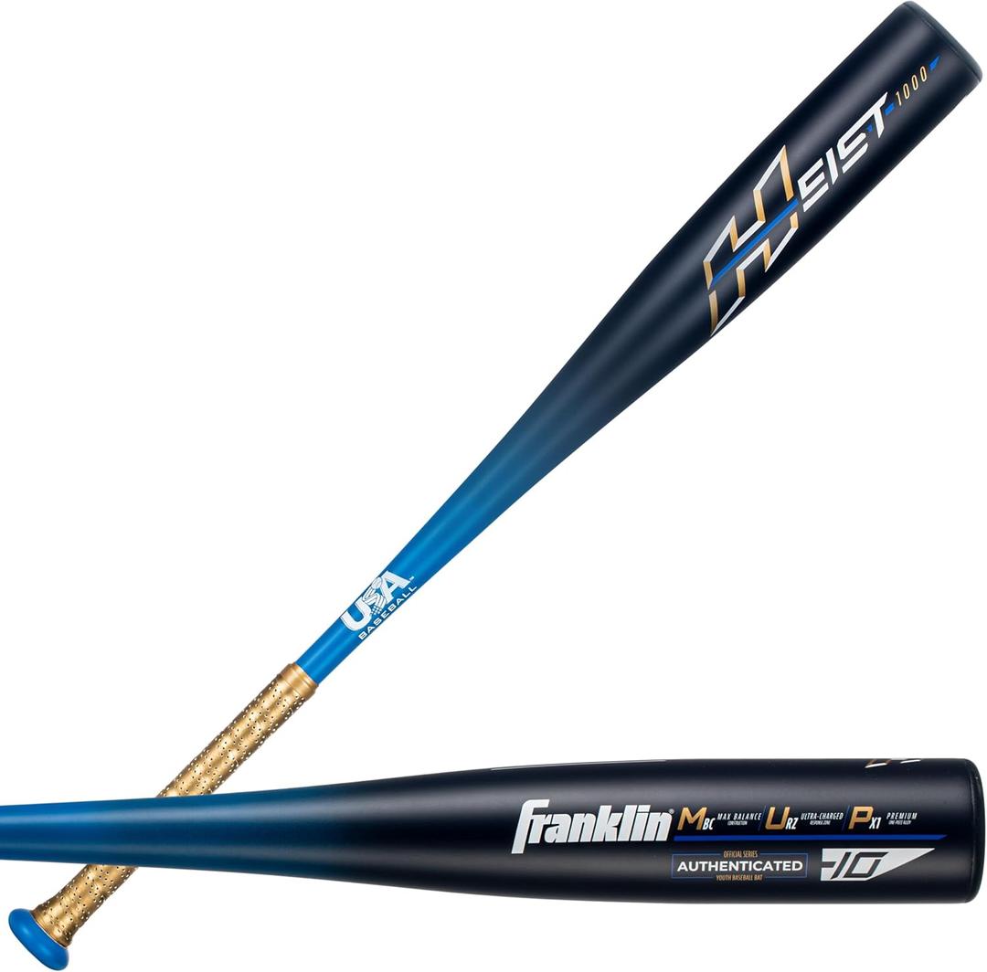 Franklin Sports Heist 1000 Youth Baseball Bat - 29" / 19oz. - Royal