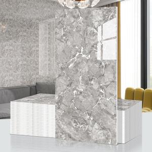 Marble Peel and Stick Backsplash 23.6 x11.8 in, 40PCS | Neutral Grey, Self-Adhesive, Not Real Tile, Waterproof, Thick PVC Wall Panels for Kitchen, Bathroom, Living Room