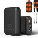 7.4V 16000mAh Battery Pack for Heated Vest with DC USB-C Ports, Portable Rechargeable Power Bank with Digital Display, Heated Vest Battery Pack for ORORO Venustas Heated Vest, Jacket, Pants
