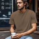 Ficerd 3 Pack Men's Big and Tall Raglan Short Sleeve T-Shirts, Side Split Summer Crewneck Lightweight Soft Basic Tees Shirts (XL)