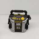 STANLEY J309 Portable Power Station Jump Starter: 600 Peak/300 Instant Amps, 3.1A USB Ports, Battery Clamps