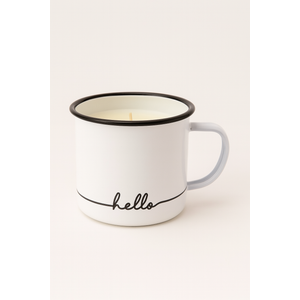 BLUE RIDGE MOUNTAIN CAMPER MUG CANDLE Vanilla Wild Honey 12 OZ