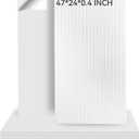 10 Packs Acoustic Panels, Large 47" X 24" X 0.38" Soundproof Wall Panels, Self-adhesive Sound Absorbing Dampening Panel, Sound Proof Panels for Walls Home Studio and Office (White)