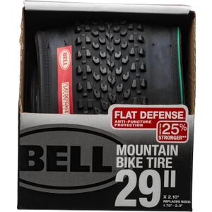 Bell Mountain Bike Tires in Standard or Flat Defense (29" x 2.10 - 2.25")