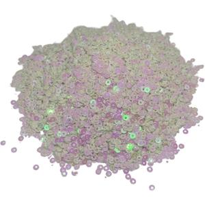 3/4/5/6 mm Flat Sequin Paillettes, 17000 Pcs, Mix Color Assortment Acrylic Sequin  3.22 Ounce (100 Grams) 4 mm Holg. White