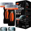 2Pcs Glass Oil Film Remover for Car, New Oil Film Cleaning Glass Emulsion for Car Windows, Automotive OilFilm Cleaning Remover, Improves Visibility & Safe Driving (Emulsion + Brush Board,100g)