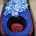 O-Cedar RinseClean Spin Mop & Bucket System + 2 Extra Mop Heads | Clean with Water | Removes 99% of Bacteria