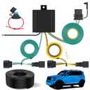 Nilight 4 Pin Trailer Wiring Harness Kit 56490 Vehicle Standard 4 Way Connector Custom for 2023 2024 2025 Kia Telluride LX Telluride S Simple Fit Tow Hitch
