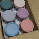 NETANY 6-pack 24oz Glass jars with Airtight Lids, Overnight Oats Containers with Lids, Wide mouth Mason Salad jars, Glass Food Storage Containers for Snacks Yogurt Spice Sugar