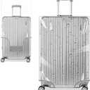Yotako Clear PVC Suitcase Cover Tough Protector, 30 Inch Luggage Covers for Wheeled Suitcase 30"