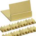 24 PCS Gold Table Number Holders,Metal Place Card Stands Brass Picture Holders,Ideal for Weddings Parties Anniversaries Bakery