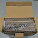 Egofine 5x7 Floating Frames Set of 2, Double Plexiglass Picture Frame, Made of Solid Wood Display Any Size Photo up to 5x7, Wall Mount or Tabletop Standing, Brown