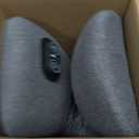 Rechargeable Back Massager with Heat, 3-in-1 Lumbar & Spine Massager Pillow with Traction Support, 2500mAh Cordless Lower Back Massager for Sciatica Comfort, Portable for Home Office (Grey)
