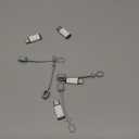 Lightning to USB C Adapter 4 Pack - Fast Charging & Data Transfer USB Type C to Lightning Charger Connector Compatible with iPhone 15/16/17 Pro Max/Plus, Samsung, Pixel - (Not for Headphones/OTG) (White)