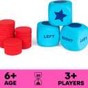 Spin Master Games, Left Center Right Giant Edition, Family Game for Indoor & Outdoor Fun with Big Oversized Board, for Family and Kids, 2-4 Players, Ages 6 & Up
