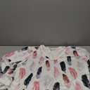 FLYCURVY Plus Size Blouses for Women Long Sleeve Shirts Pleated V Neck Loose Casual Dressy Comfy Tunics Size 4XL