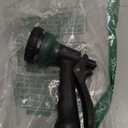 AUTOMAN-Garden-Hose-Nozzle, ABS Water Spray Nozzle with 7 Adjustable Watering Patterns, Slip Resistant for Watering Plants, Lawn& Garden, Washing Cars, Cleaning, Showering Pets & Outdoor Fun. (Dark Green)