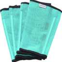 CareMaster Fine Mesh Fly Boots Loose Fitting & Non-Slip Horse Fly Leggings No More Horsefly Nuisance Greatly Reduce Stomping Breathable with Natural Air Flow (Set of 4) Mint Pony
