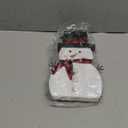 Christmas Decorations for Home LED Lighted Snowman Decor with Timer Farmhouse Merry Christmas Sign Wooden Rustic Red Plaid Scarf Tabletop Xmas Holiday Signs Party Indoor Room