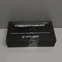 3PC Black Candlestick Holders Set - Vintage Modern Centerpiece for Weddings, Mantels & Home Decor | Taper Candle Holders, Housewarming Decor