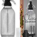 iSi North America Classic Sodamaker, 1 Quart - Stainless Steel Carbonation System for Sparkling Water, Fresh Beverages, Handcrafted Cocktails - Portable & Professional Soda Maker for Restaurant Use