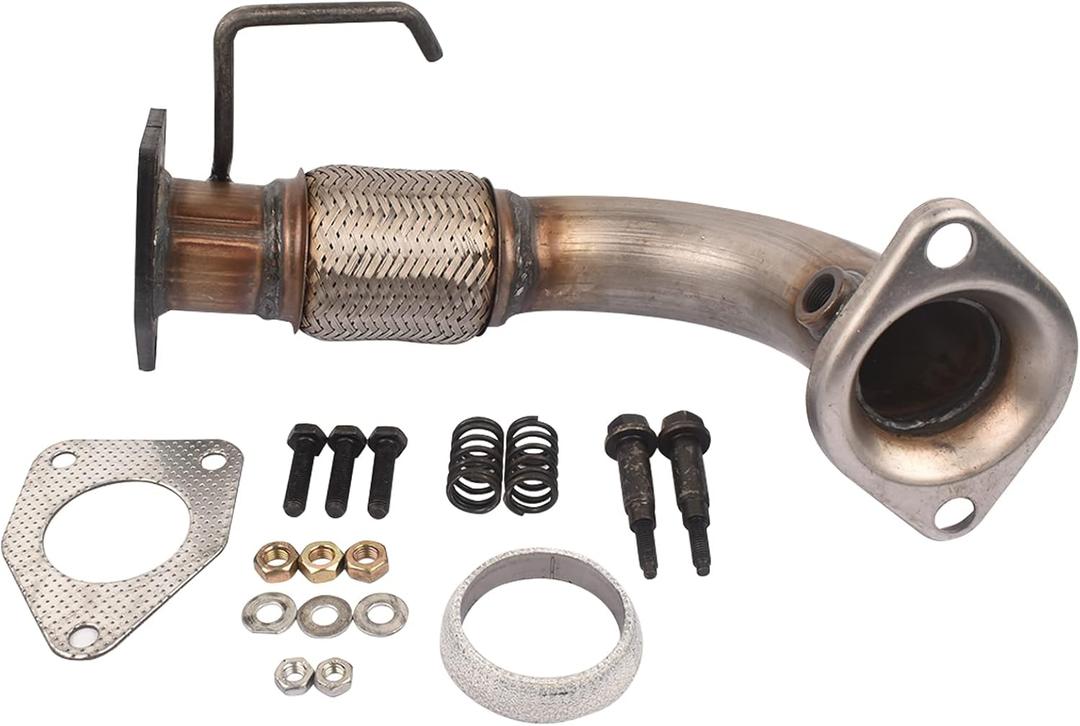 Stainless Steel Front Exhaust Pipe Replacement for Honda Accord 2.4L 2003 2004 2005 2006 2007 18210-SDC-L01 Mixizap