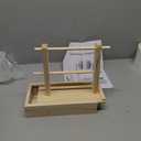 Wooden Crochet Yarn Holder, Double Revolving Yarn Storage for Crochet Yarn Ball Knitting and Crochet Supplies, Multifunctional Sewing Thread Organizer for Sewing Accessories