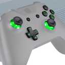 eXtremeRate Multi-Colors Luminated D-pad Thumbsticks Start Back ABXY Buttons (DTF) LED Kit for Xbox One Standard, Xbox One S X Controller with Black Classical Symbols Buttons - Controller NOT Included