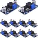 10 Packs XL6009 Boost Converter DC to DC Step Up Voltage Regulator, 3.0-32V to 5-35V Adjustable Power Supply Module, 400KHz High Frequency Transformer Board for DIY Projects
