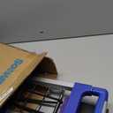 Small Folding Luggage Cart, Lightweight Aluminum Portable Hand Truck with 2 Elastic Straps & 2 Wheels, Adjustable Height for Travel, Moving, Office & Shopping, Easy to Store, 80 lbs Capacity