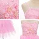 ODASDO Flower Girl Dress for Toddler Little Girls Pink 4-5 Years