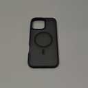 MOCCA Strong Magnetic for iPhone 16 Pro Max Phone Case, [Compatible with Magsafe][16FT Mil-Grade Drop Protection] Slim Thin Translucent Matte Protective Cover Case for iPhone 16 Pro Max Case, Black