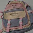 Girls kawaii Backpack for School Aesthetic Backpack for Girls Kids Elementary/Middle School Bag