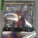 Jada Toys  Street Fighter II M. Bison Action Figure Wave 2  1:12 Scale, 6" Tall, Interchangeable Heads, Hands, Purple Fire Accessory