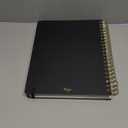 Hardcover Spiral Journal Notebooks for Work With Removable Dividers & Tabs, 8.5"x11" 5 Subject Notebook for Note Taking & Organizer, A4 College Ruled Lined Journal for Women & Writing, Black, 280 Pages