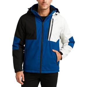 Spyder Mens Snow Jacket - Warm Isolated Winter Jackets for Men - Cozy Men's Snow Heated Ski Jacket with Detachable Hood, Size X-Large, Tidal Blue