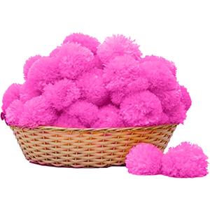 60 pc Artificial Marigold Flowers for Diwali Decorations, Day of The Dead, Da de Muertos, Ofrenda & Halloween Dcor- Cempasuchil Flowers for Home, Wedding & Festival (Pink)